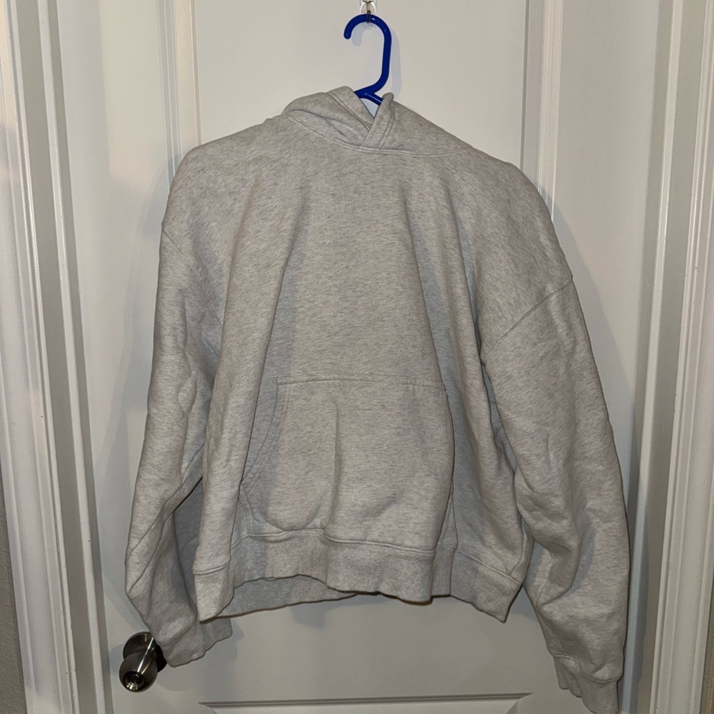 TNA Light Gray Cozy Fleece Hoodie